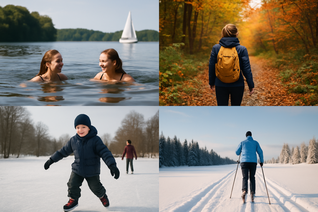 Find inspiration til udendørs aktiviteter Silkeborg året rundt