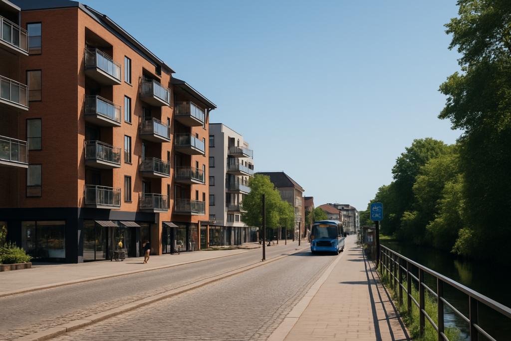 Populære områder for lejligheder i Silkeborg